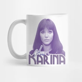 Anna Karina ))(( Avant Garde Film Actress Tribute Mug